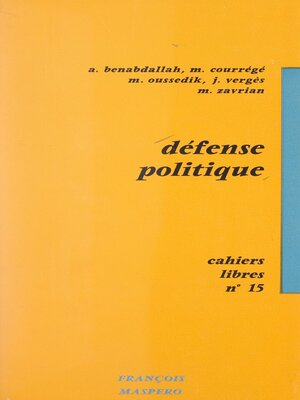 cover image of Défense politique